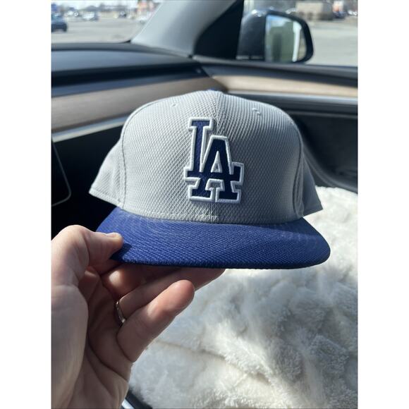 Los Angeles Dodgers New Era 59Fifty Fitted 7 5/8 Hat Cap OnField MLB Baseball - Picture 10 of 11